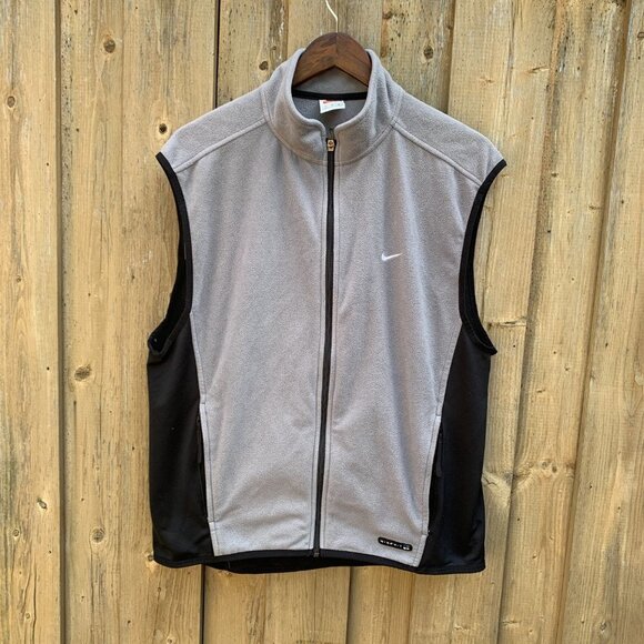 Vintage Nike Jacket Vest Shadow Gray XL - Picture 2 of 4